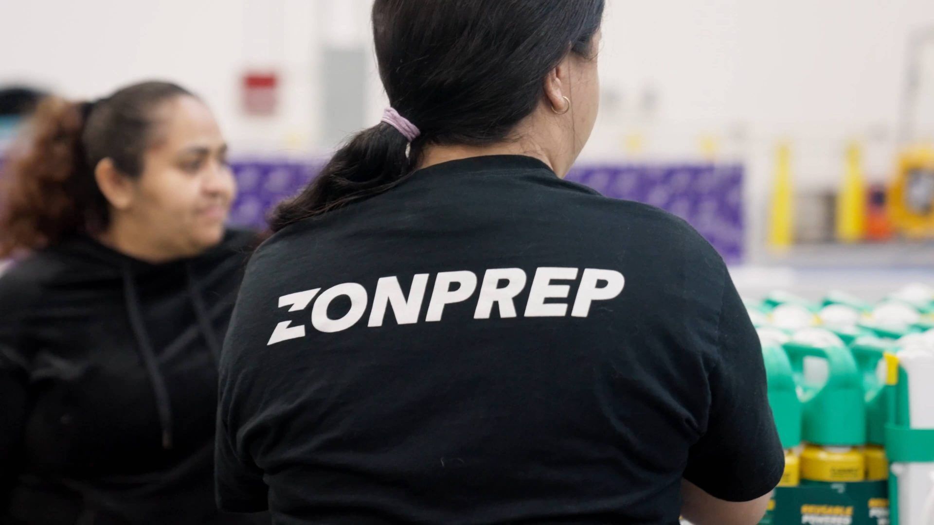 Kitting and bundling work in progress on the ZonPrep floor