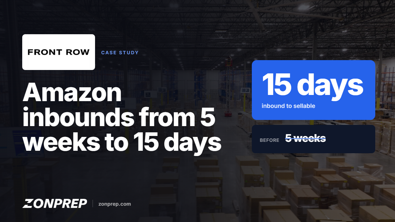 [Watch] How Front Row sent in Amazon inbounds 2.3X faster with ZonPrep